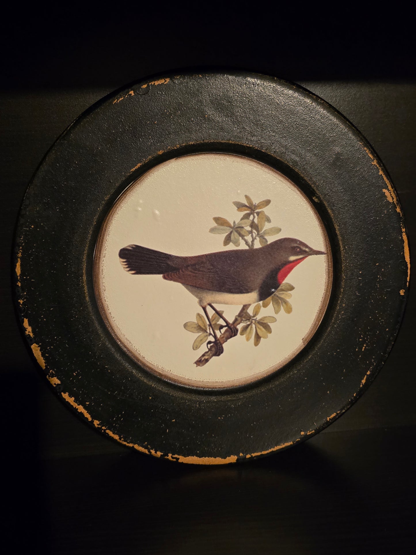 3 Wood Bird Plates
